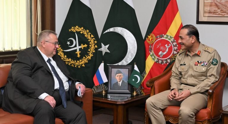Russian Deputy PM Calls on COAS Asim Munir