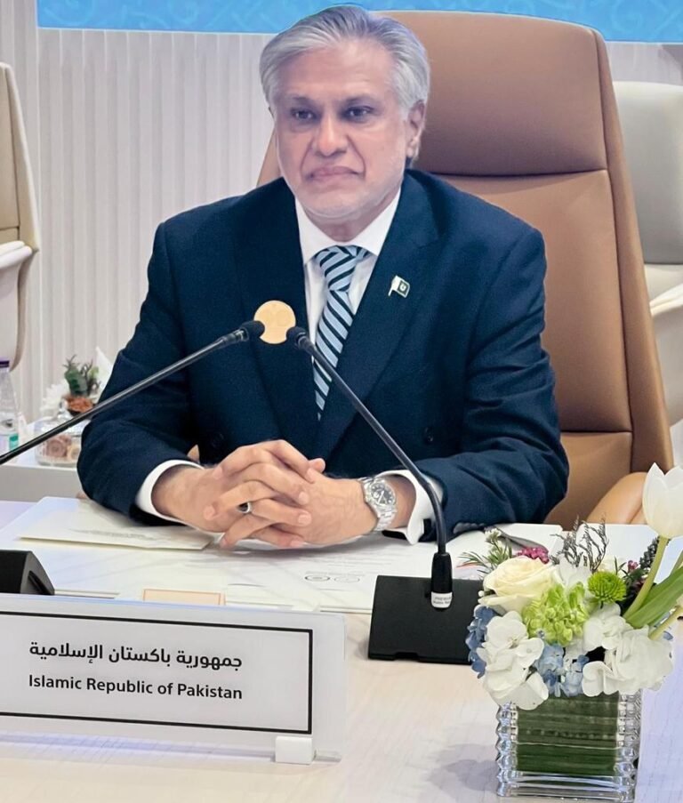 Deputy PM Ishaq Dar condemns Israel’s human rights violations at Arab-Islamic Summit