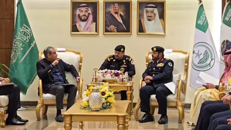 Interior Minister Mohsin Naqvi visited Saudi Arabia’s Directorate of Passports and King Fahd Security College