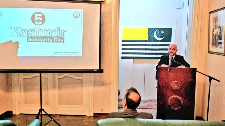 Pakistan Embassy in Belgium Holds Seminar on Kashmir Solidarity Day