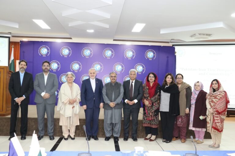 ISSI holds Seminar on “Pakistan- Iran Ties: Prospects for Trade and Connectivity”