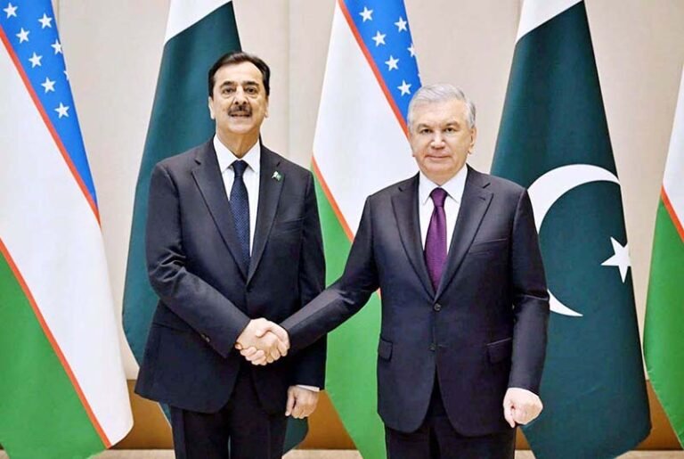 Chairman Senate Yousaf Raza Gillani Meets Uzbek President, Vows to Boost Bilateral Ties