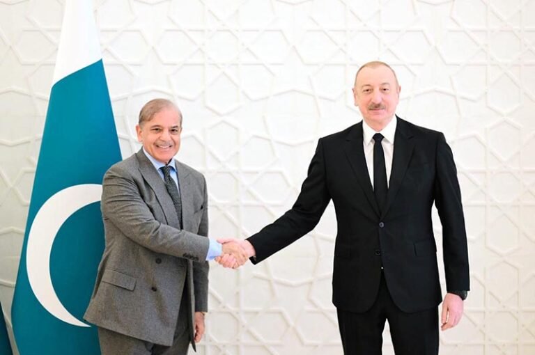 PM Thanks Azerbaijan for Support on Kashmir and Regional Crisis
