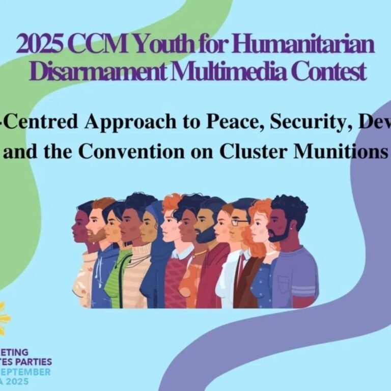Young Creatives Invited to Join 2025 Youth for Humanitarian Disarmament Multimedia Contest