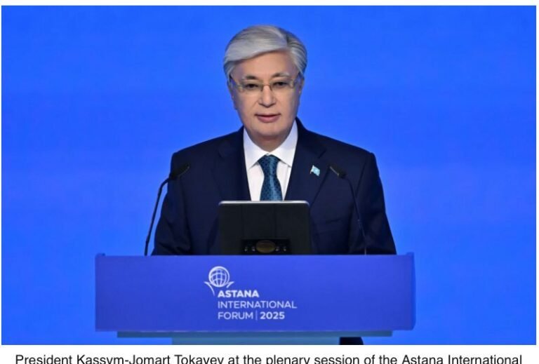 President Tokayev Highlights Global Challenges, Calls for Collective Cooperation at AIF 2025