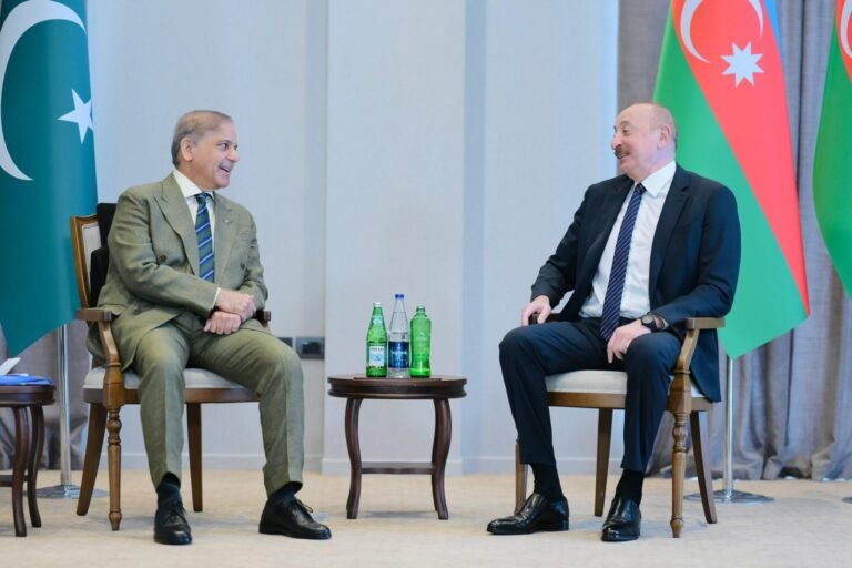 PM Shehbaz, President Aliyev Reaffirm Commitment to Regional Stability